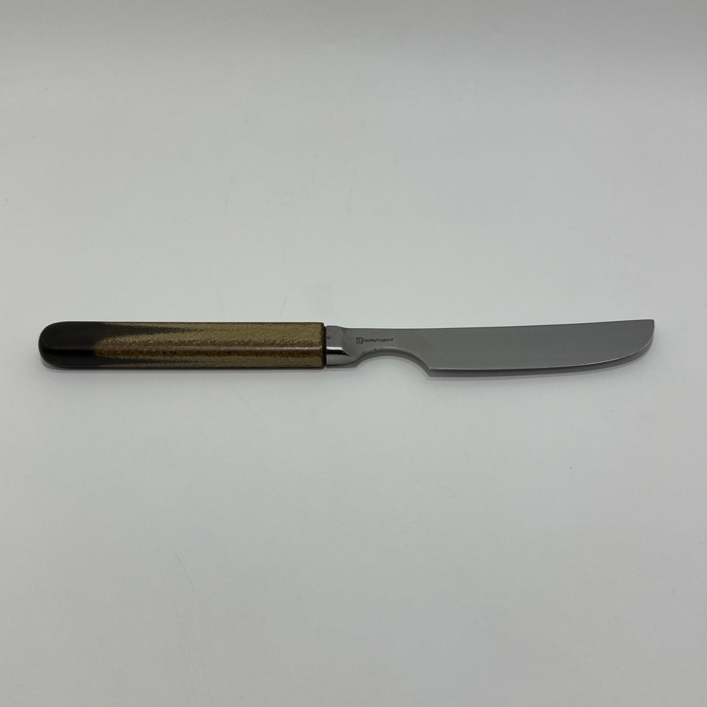Denby Langley England Romany Brown 9" Dinner Knife Starburst Replacement